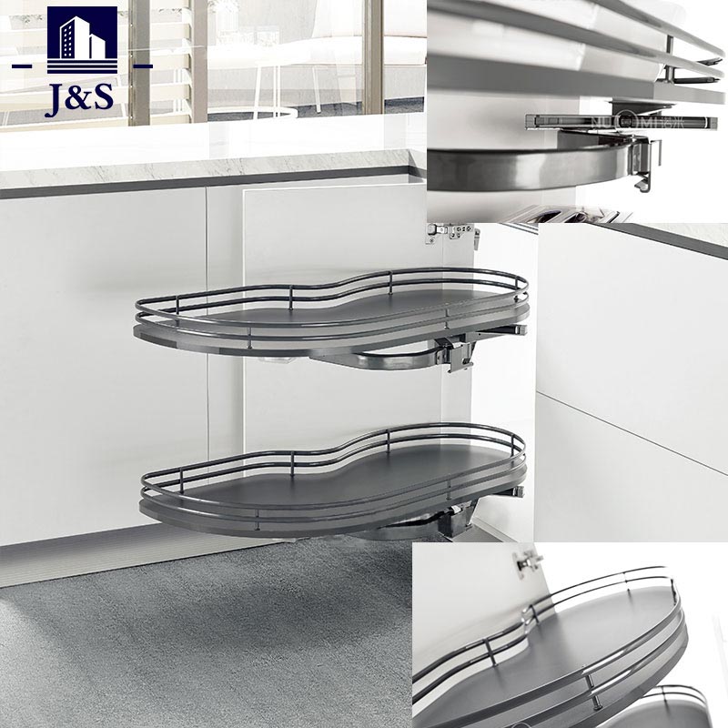 회전식 주방 캐비닛 매직 코너 바구니가 좁은 공간의 주방 효율성을 재정의하고 있습니까?