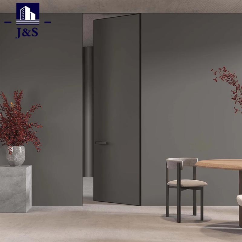 맞춤형 투명 도어 미니멀리스트 프레임리스